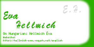 eva hellmich business card