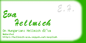 eva hellmich business card